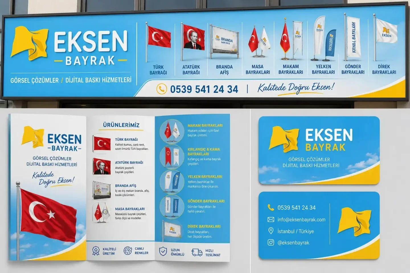 Eksen Bayrak dijital baskı ve görsel çözümleri