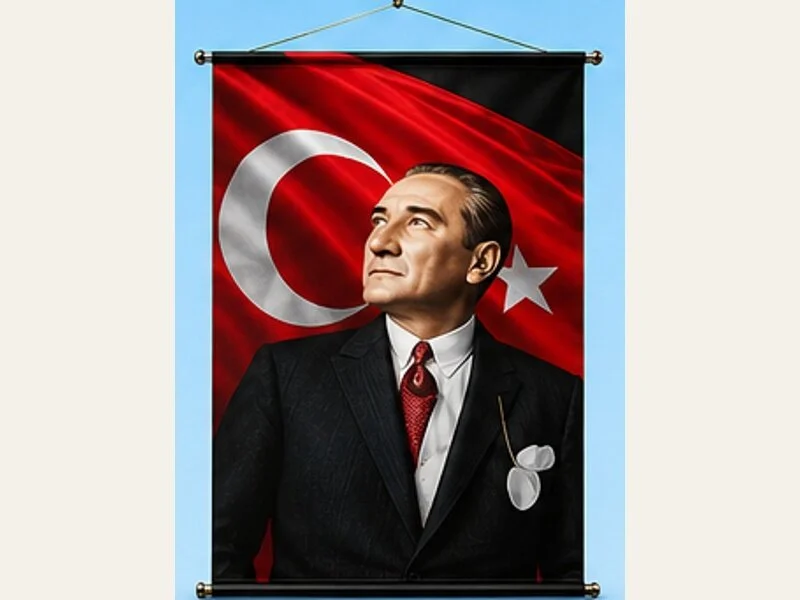 Askılı Atatürk posteri Askılı Atatürk posteri